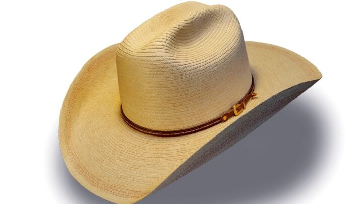 Picture of a straw cowboy hat.