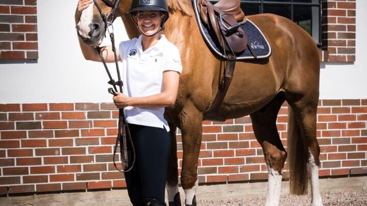 Picture of girl wearing riding breeches.