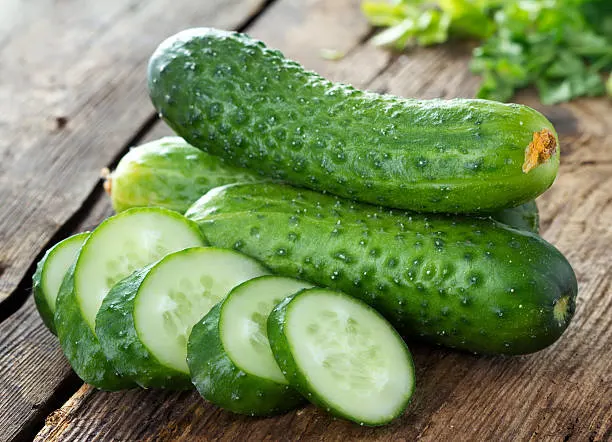 Picture of cucumbers.