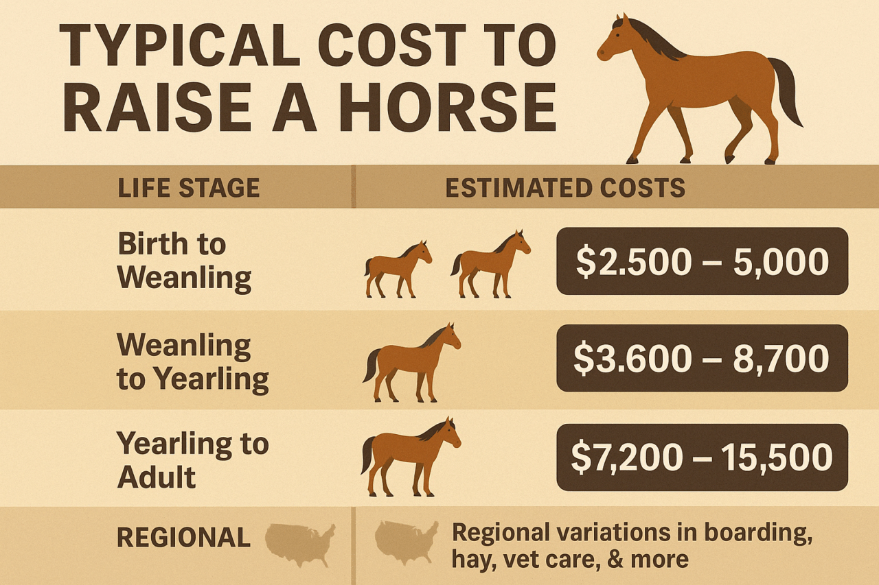 What It Really Cost To Raise A Horse: Foal To Adulthood