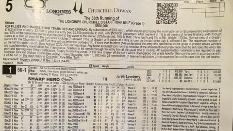 How To Read A Racing Form: A 30-Year Horseman's Guide