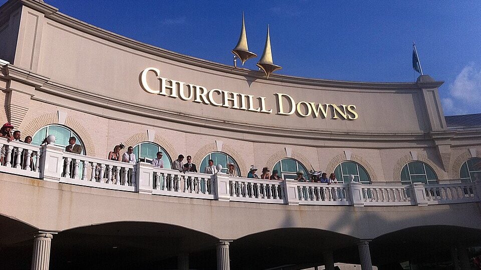 Churchill Downs twin spires Louisville Kentucky Derby venue