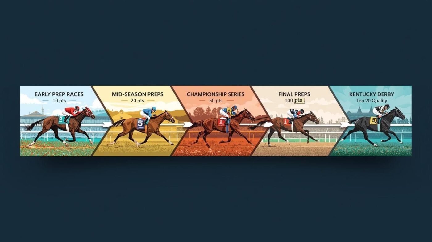 Kentucky Derby points system explained: how horses qualify through prep races from 10-point early races to 100-point championship preps