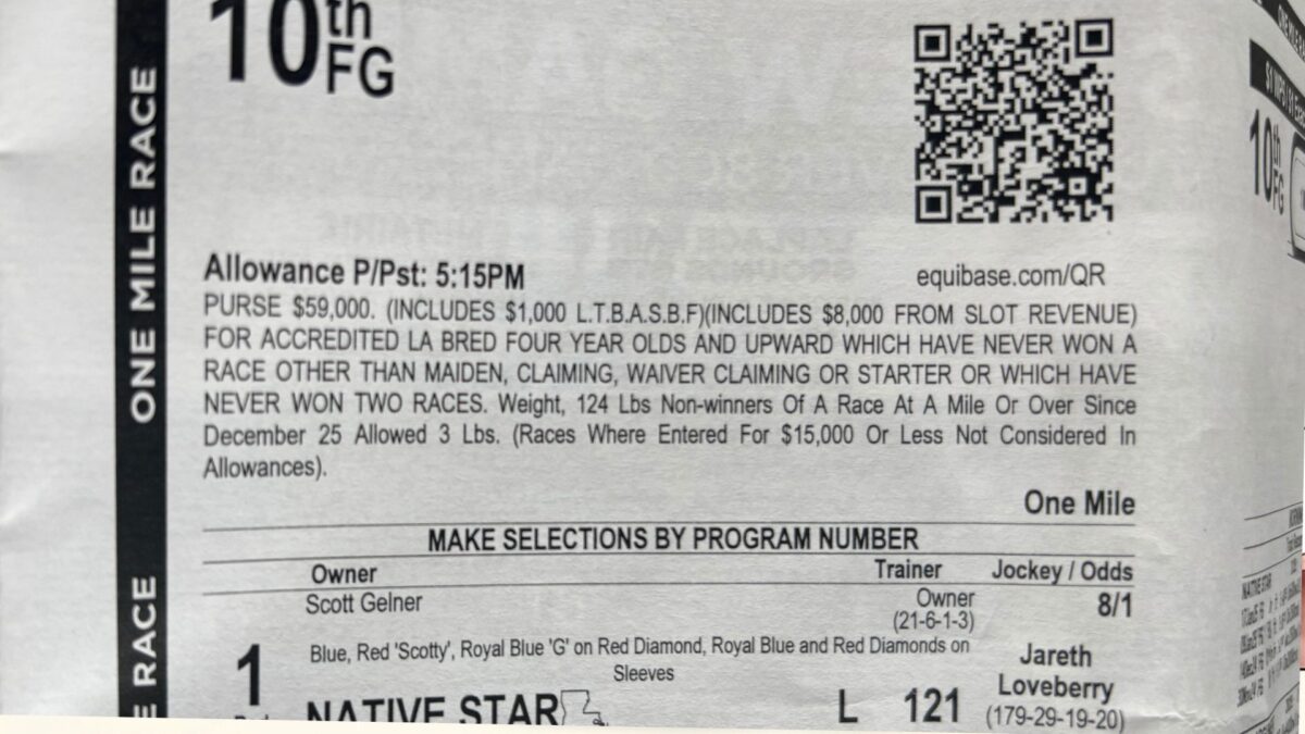 How To Read A Racing Form: A 30-Year Horseman's Guide