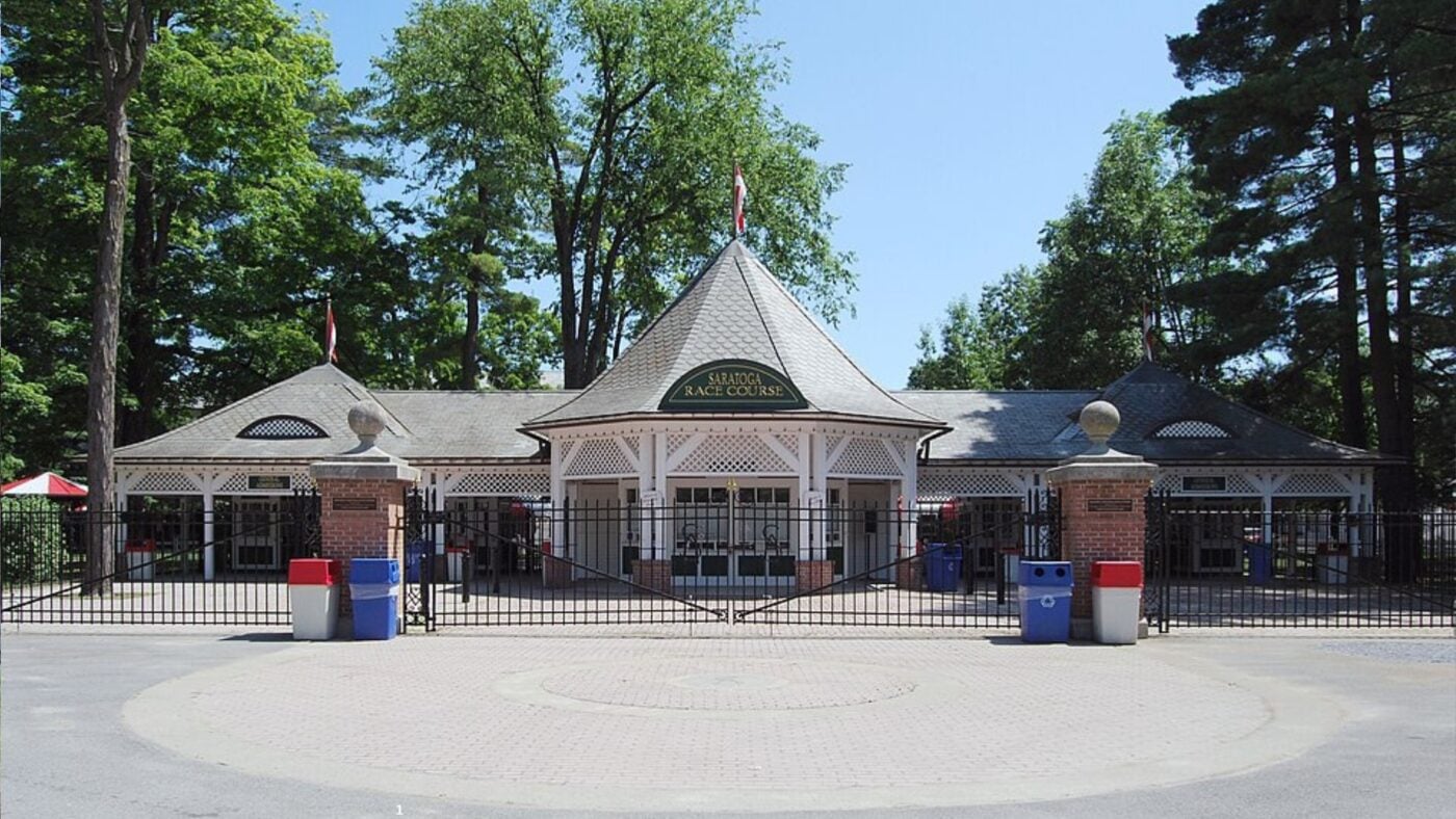 Saratoga Racecourse entrance