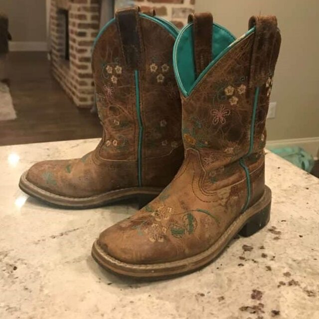 My granddaughters' Smoky Mountain cowboy boots.